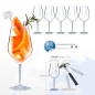 Preview: Reusable wineglass made of plastic 47 cl.